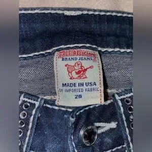 TRUE RELIGIONトゥルーレリジョン DISCO JULIE BIG T True Religion Disco Julie Big T Jeans Size 29 Blue at Amazon